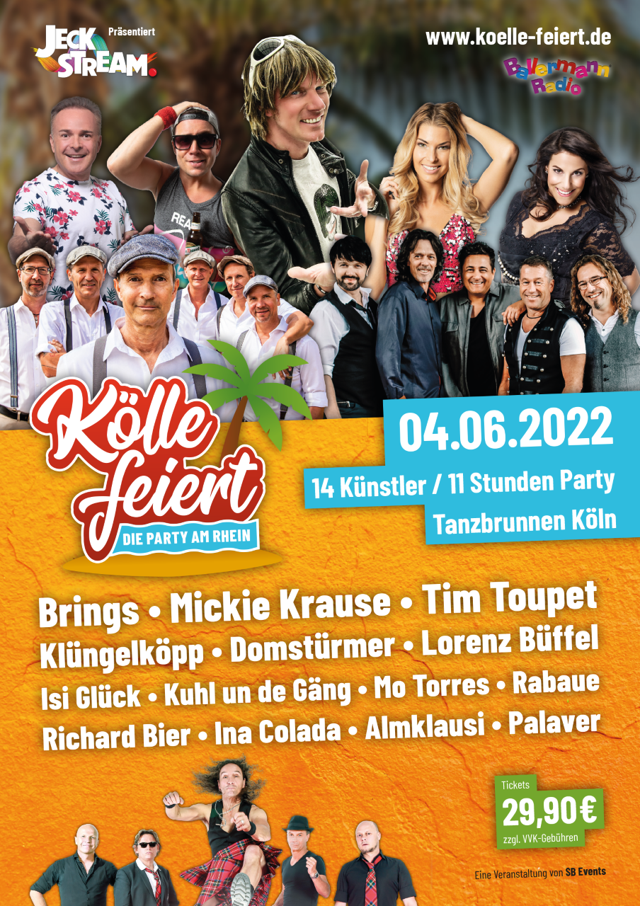 Ballermann Radio On Tour Bei „Kölle Feiert“ Am 04.06.22