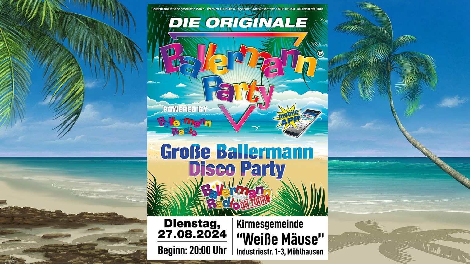 Kirmesgemeinde „Weiße Mäuse“: Erneute Ballermann Party Mit Ballermann Radio