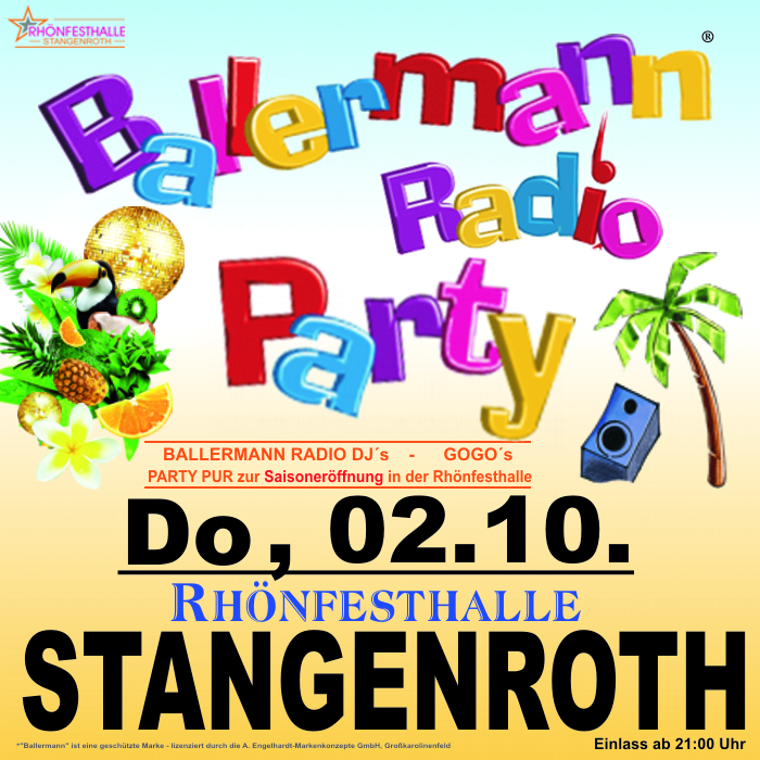 Hier Geht Die Post Ab: Ballermann Party In Stangenroth