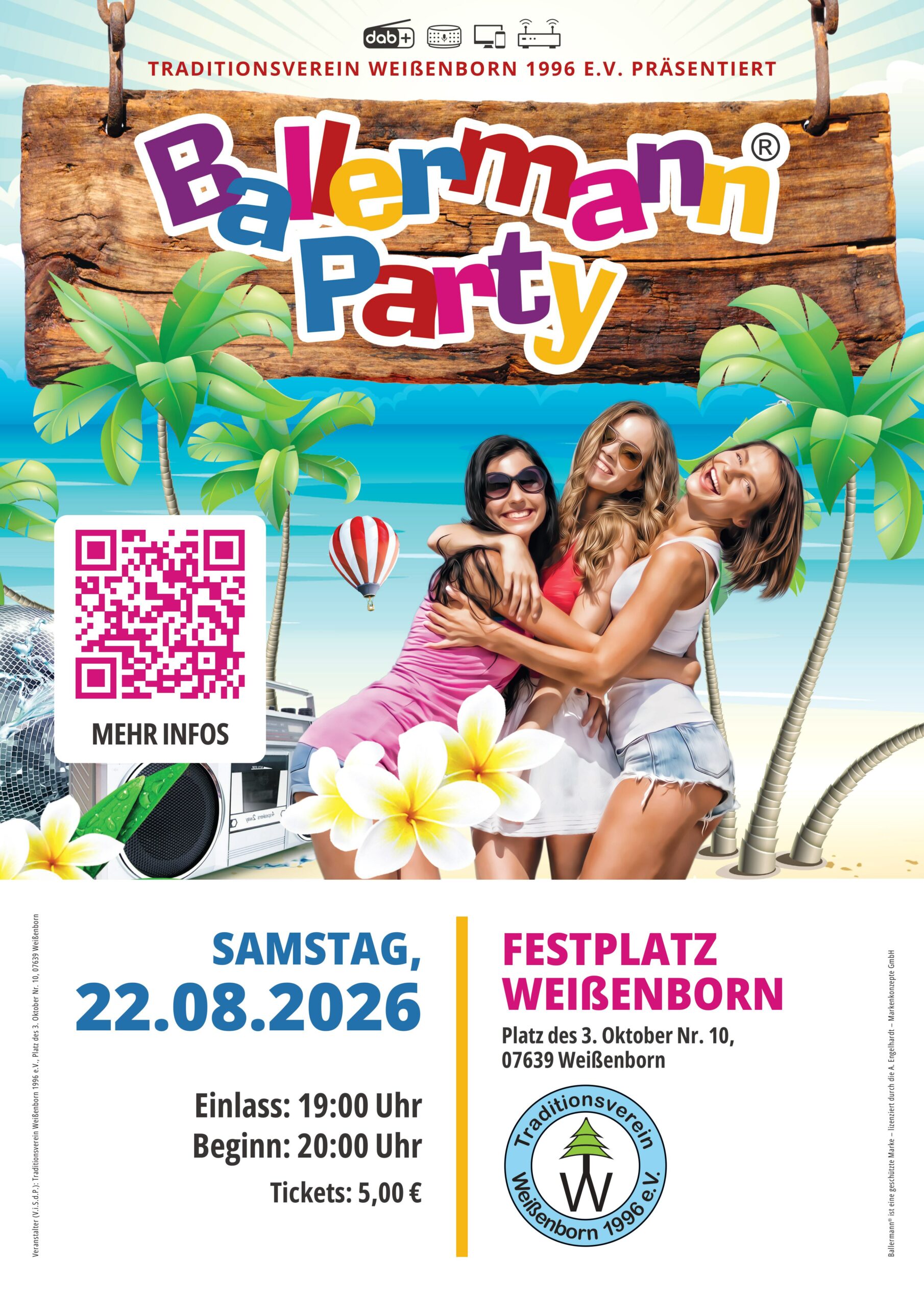 Wenn Malle, Dann Richtig! Weißenborn Feiert Originale Ballermann Party